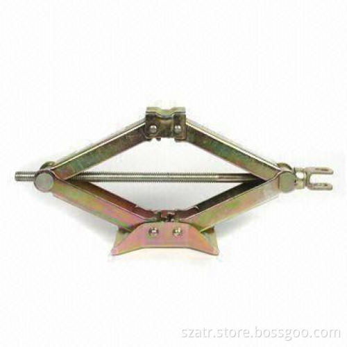 Car Scissor Jack with 1.5T Capacity, Measuring 675 x 176 x 100mm